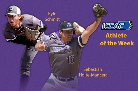 Holte-Mancera and Schmitt earn ICCAC honors