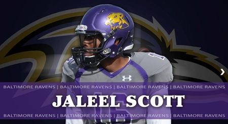 Former Panther Jaleel Scott signs with Baltimore Ravens