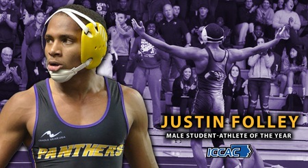 Justin Folley ICCAC Male Student-Athlete of the Year