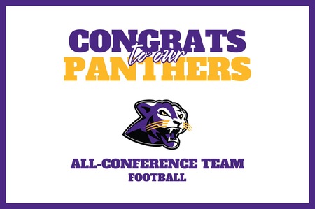 Four Panther Football Players Named All-Conference